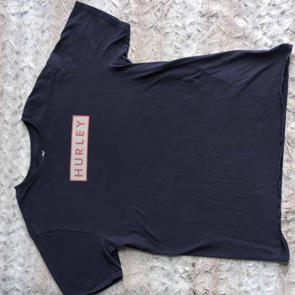 Hurley Navy Logo T-shirt
